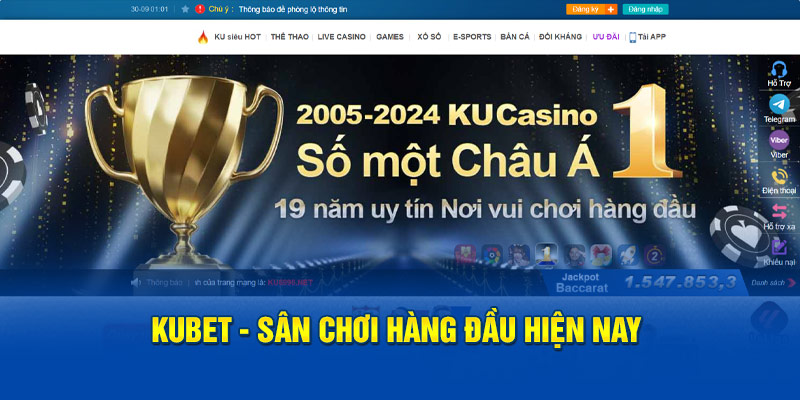 Kubet - Sân chơi hàng đầu hiện nay